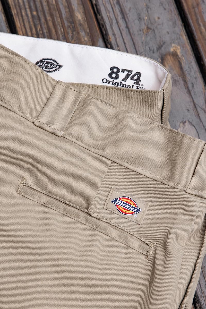 Dickies Men's Original 874 Work Utility Pants, Khaki, 38W / 32L 38W / 32L Khaki — view 5