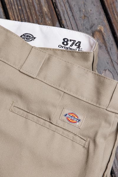 Dickies Men's Original 874 Work Utility Pants, Khaki, 38W / 32L 38W / 32L Khaki - 5