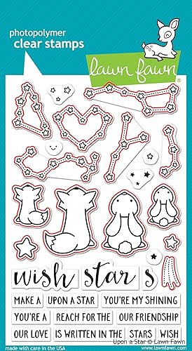 Miniatura 2 de Lawn Fawn Upon a Star Stamp and Die Set - Paquete de dos artículos