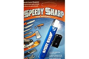 Sharpen Knife in Seconds with Our Premium Knife Sharpener (Blue)