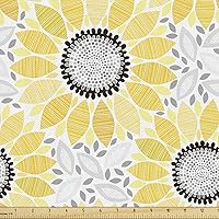 Vista 20 de Ambesonne - Tela multicolor impresa digital por The Yard.