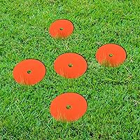 Vista 6 de 6 marcadores de propiedades de perfil bajo, arandelas de goma naranja, marcador de entrada para estacas de encuesta de perfil bajo, marcadores