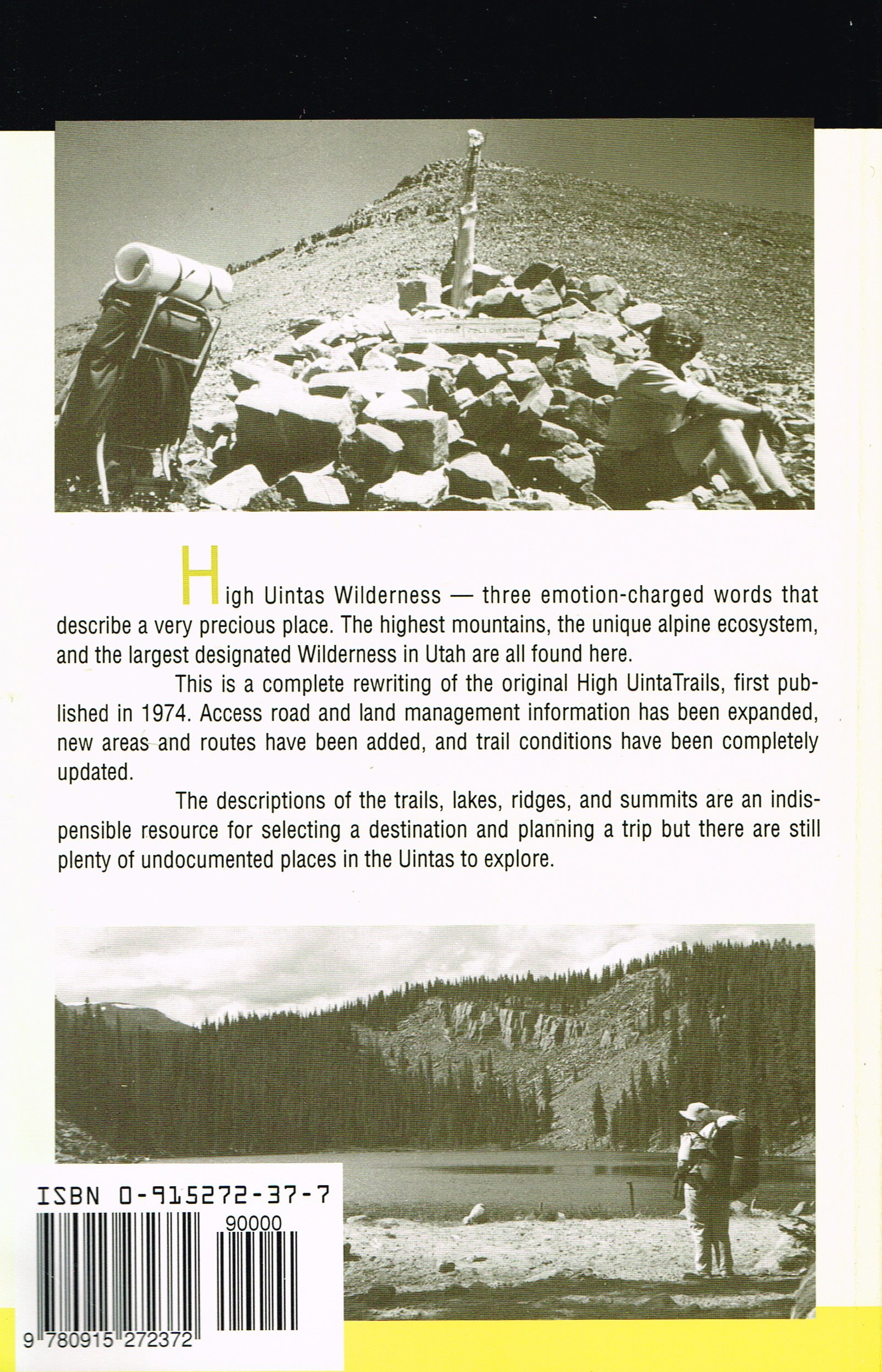 High Uinta trails: A hiking and backpacking guide to the High Uintas Wilderness and surrounding areas