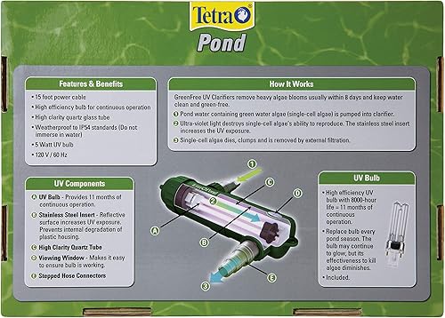 Miniatura 3 de Clarificadora UV GreenFree TetraPond