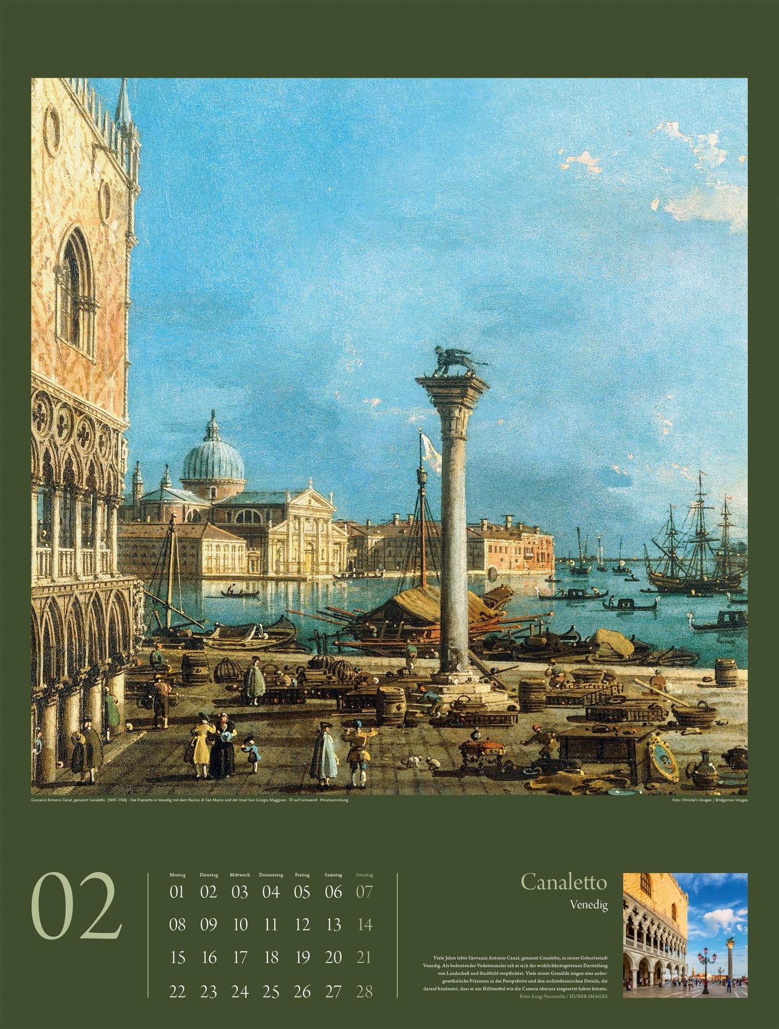 KunstGeschichten Kalender 2027 | Meisterwerke und die Orte ihrer Inspiration: Informativer Kunstkalender im großen Hochformat (50x66 cm) | Mit Texten
