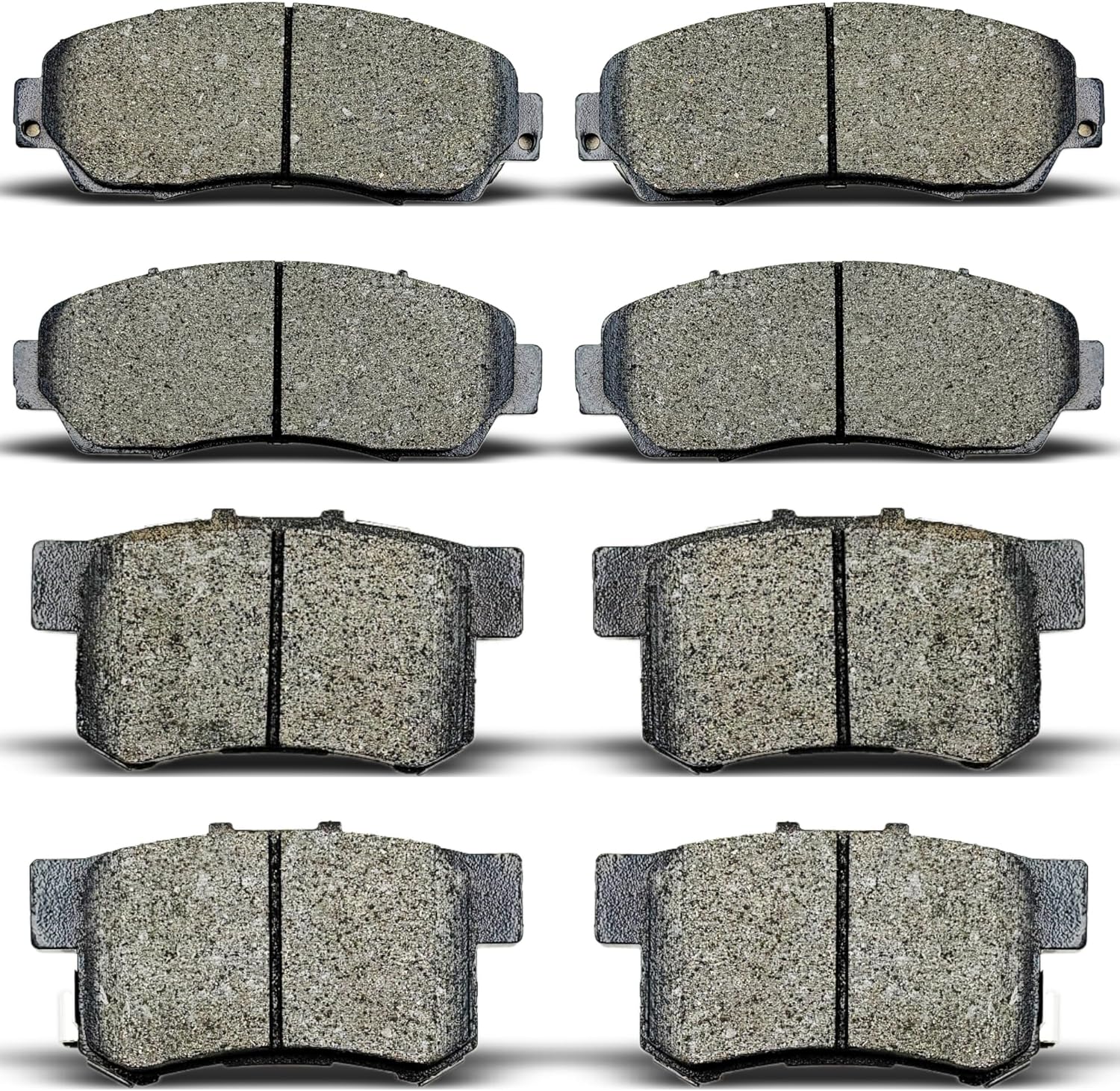 Front Rear Brake Pads Set Fit For 2010-2012 Acura RDX,For 2007-2011 Honda CR-V 2.4L,for 2012-2016 Honda CR-V 2.4L AWD,for for 2010-2015 Honda Crosstour 3.5L