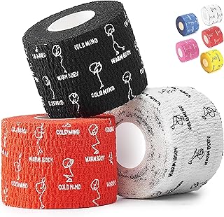 Weight Lifting Thumb Tape - Hook Grip Tape for Crossfit, Weightlifting Powerlifting Deadlift, Sticky & Stretchy Athletic Grip Tape