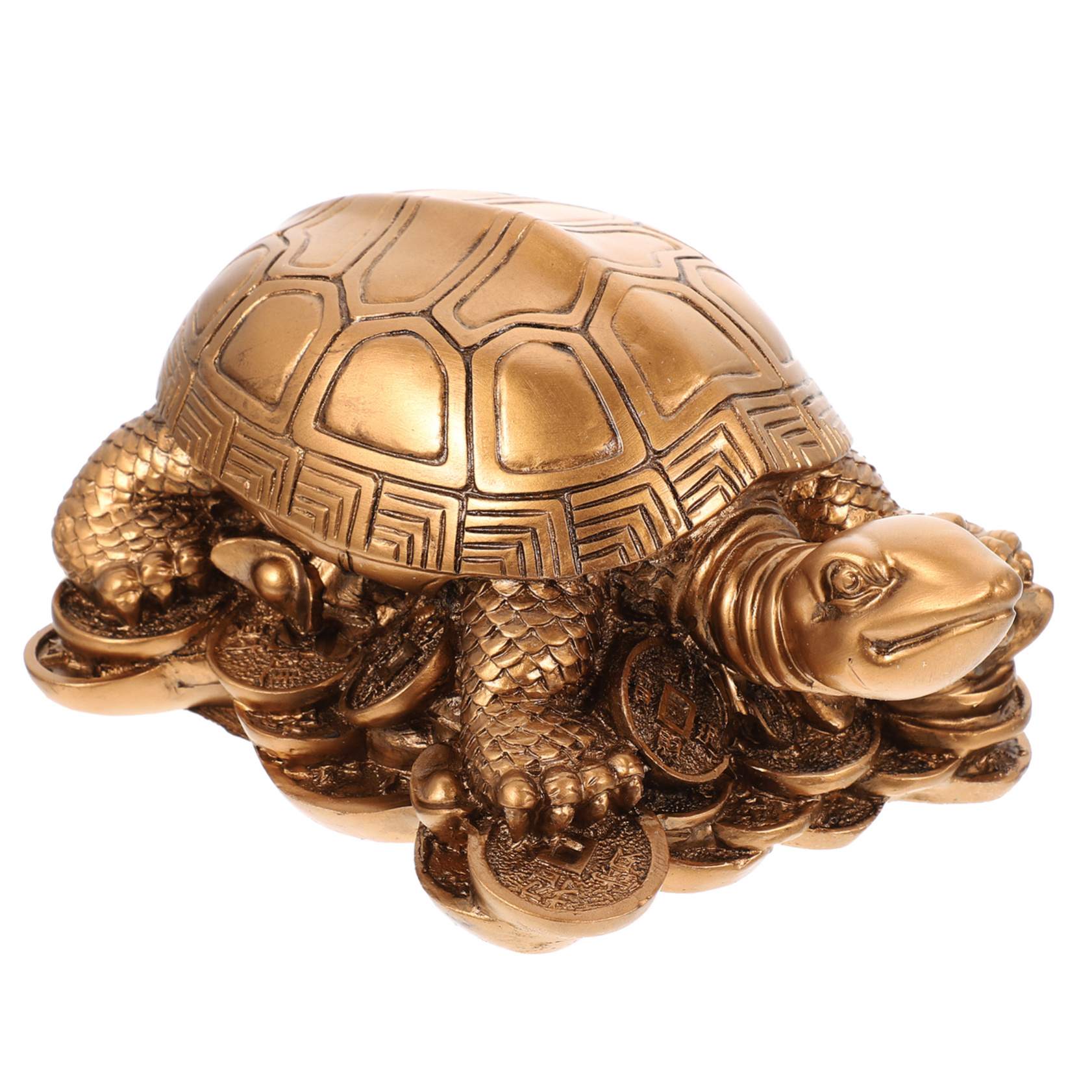 ULDIGI Lucky Money Turtle 裝飾樹脂龜裝飾財富裝飾桌面龜小雕像繁榮符號適用於家庭辦公室手工藝裝飾: 居家與廚房 -  Amazon.com