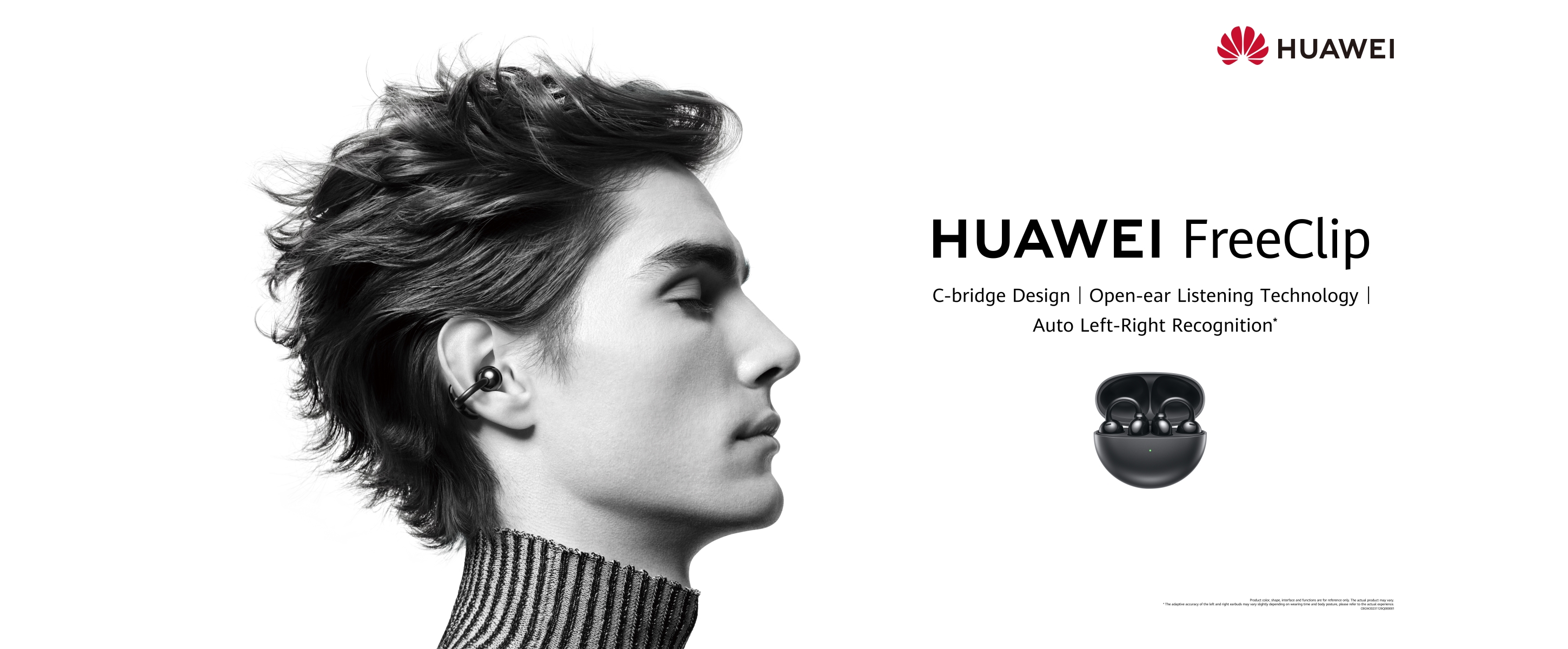 HUAWEI FreeClip, Groundbreaking Aesthetic Design, Feather-Light