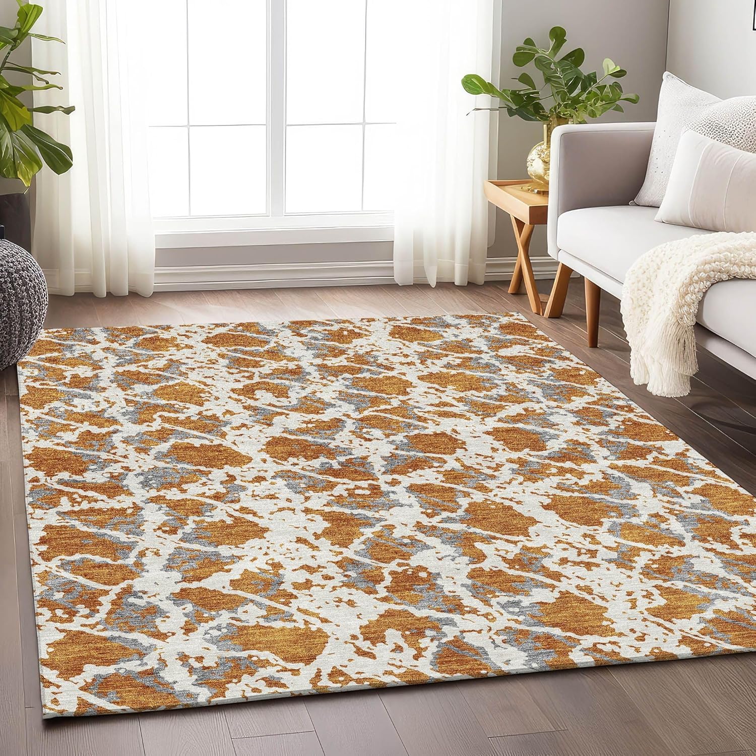 Addison Rugs Mayfield AMF969 Burgundy 1'8" x 2'6" Indoor Premium Machine Washable Rug, Silky Soft, Easy Clean, Non Shedding, Bedroom, Living Room, Dining Room, Kitchen, Rug