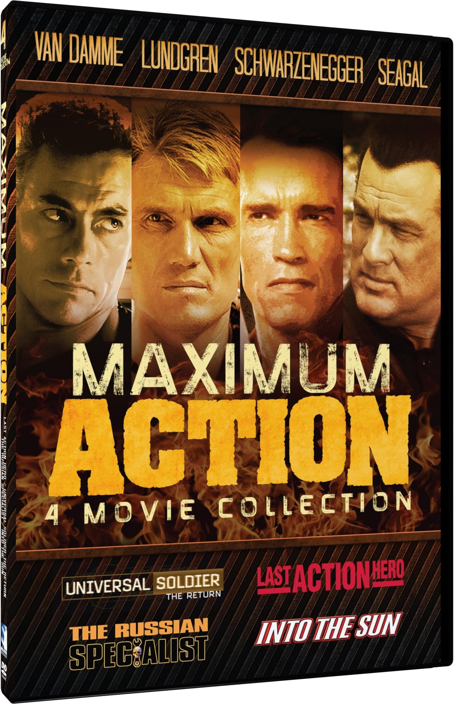 Maximum Action- 4 Pack: Last Action Hero, Universal Soldier, Russian Specialist, Into the Sun