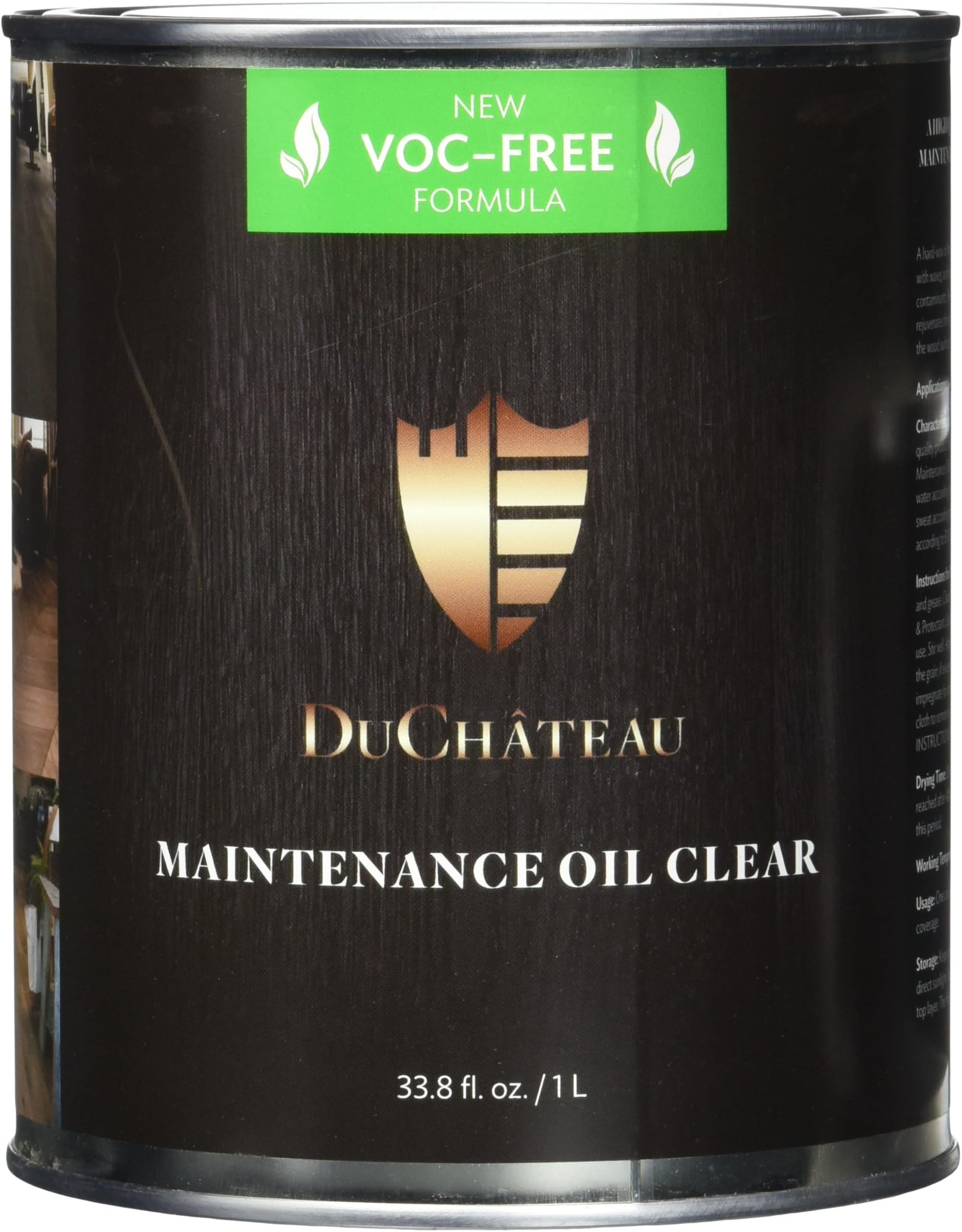 DuChateau Floors Maintenance Oil Clear 1 Liter (Pack of 2)