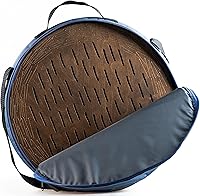 Vista 15 de Tambor oceánico de madera de cascada de 20 pulgadas meditativo para baño de sonido relajante