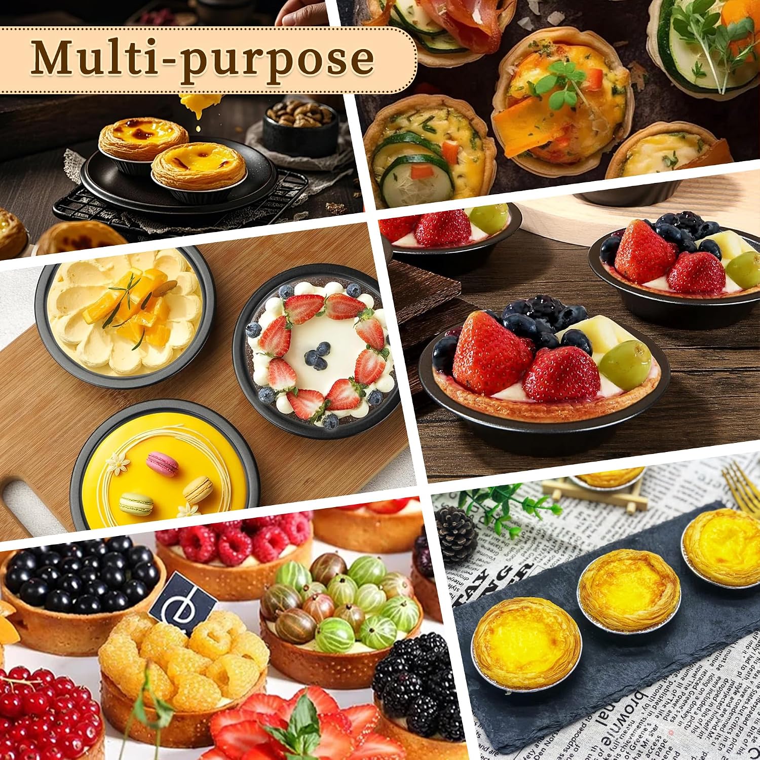 3-4” Mini Pie Tins, 4 Pack