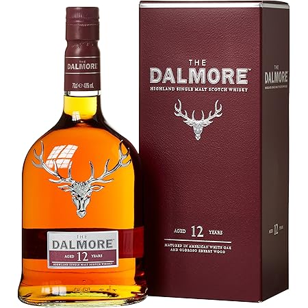The Dalmore 12 Jahre Single Malt Scotch Whisky mit Geschenkverpackung (1 x 0,7l)