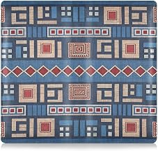 Native Southwest Tribal Car Registration and Insurance Card Holder,Leather Vehicle Glove Box Card Organizer Wallet for ID, Driver's License