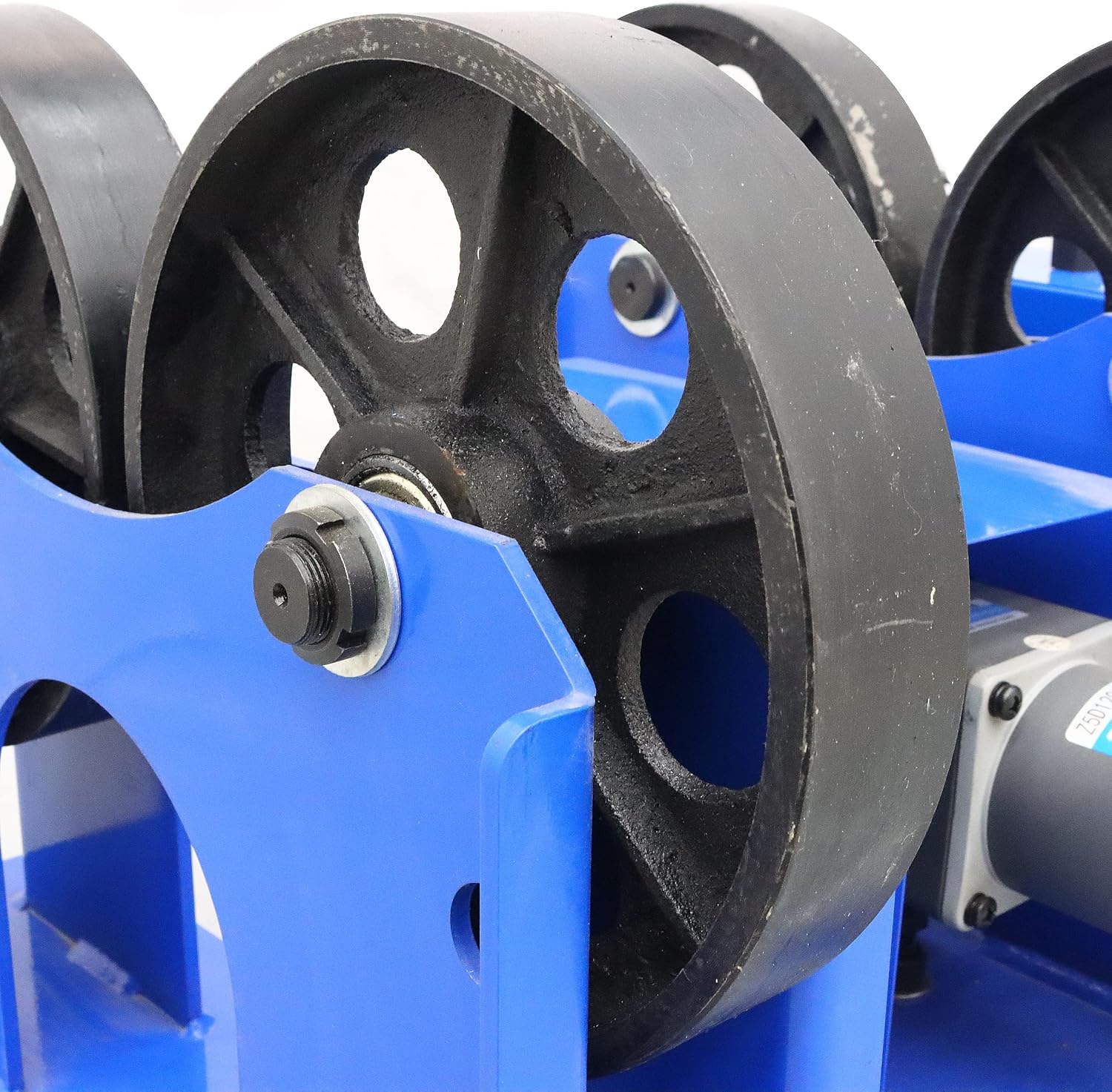 110V Tank Turning Welding Rolls Linkage Roller, Rotary Welding Positioner with 0.8"-32" Working Diameter Adjustable, 2200 LB Loading Capacity, for Welding Equipment Support, Iron Rollers