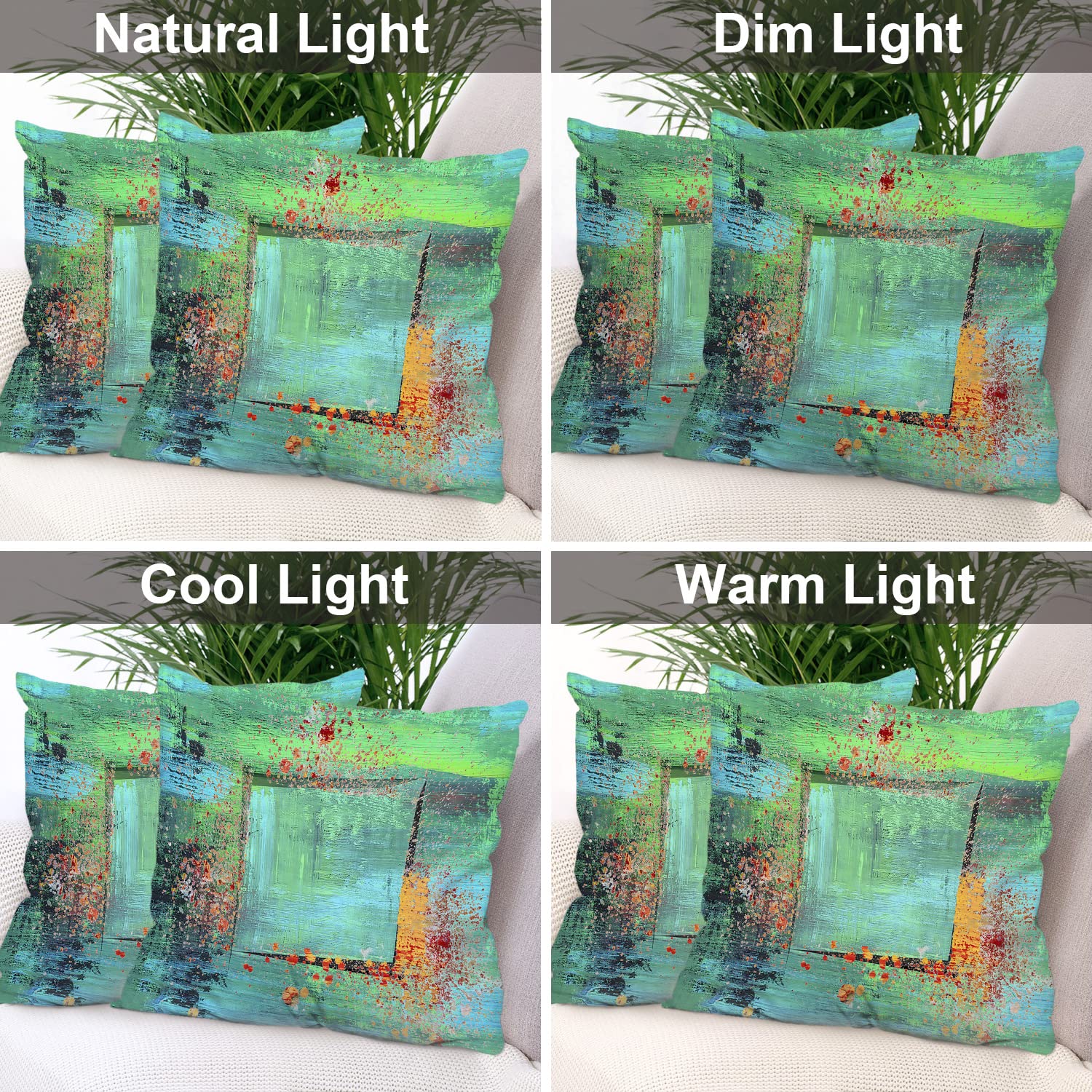 はな  Amazon.com: Batmerry Green Classic Oil Painting Throw Pillow