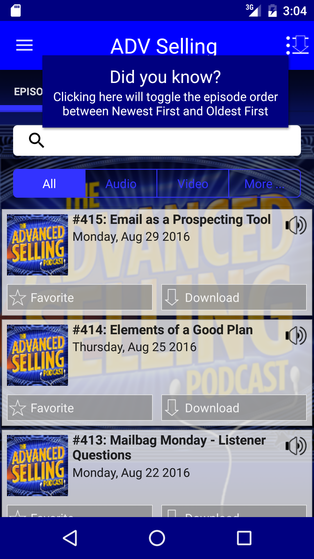 The Advanced Selling Podcast- A Sales App For Sales Leaders - App on ...