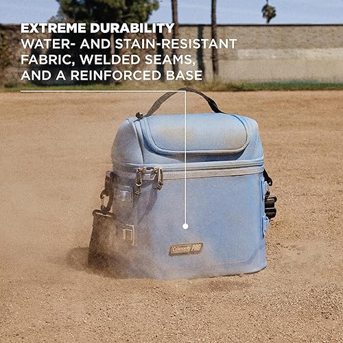 Miniatura 3 de Coleman Pro - Lonchera suave prémium para 16 latas, tapa totalmente aislada y cuerpo que se mantiene frío hasta 30 horas, ideal para camping, portón