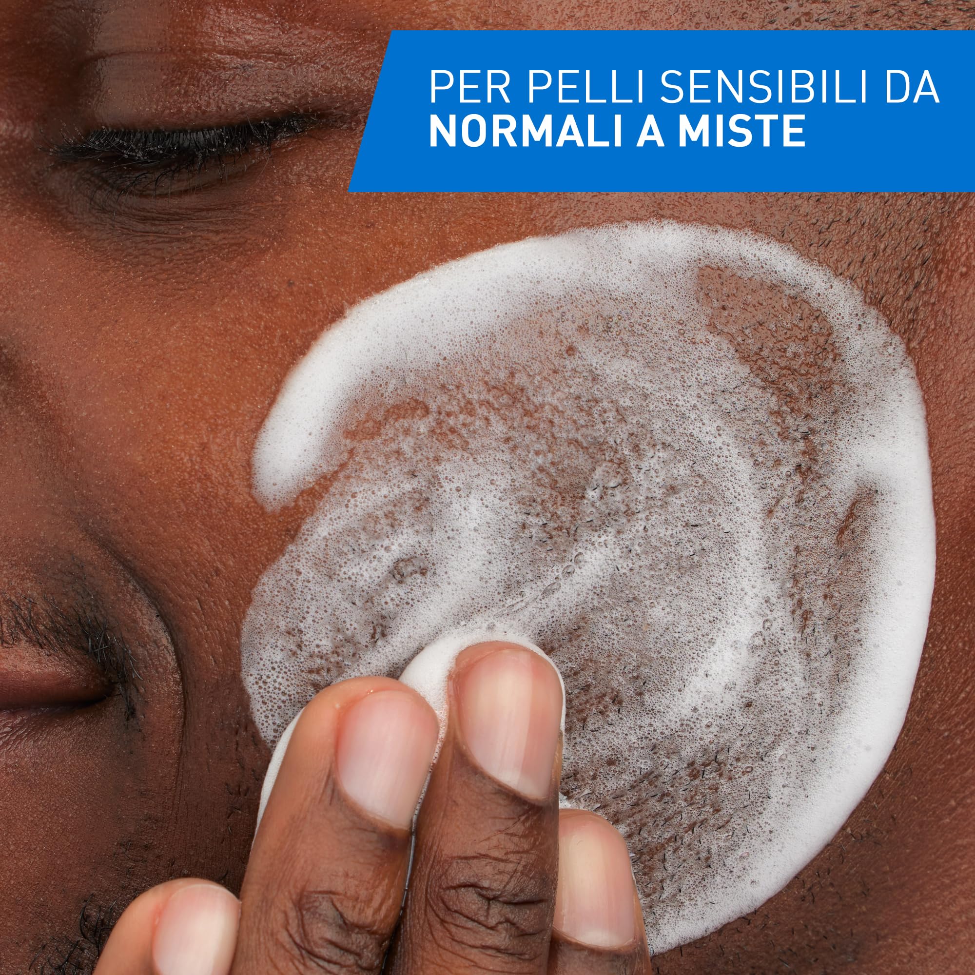 CeraVe Mousse Detergente Riequilibrante, Per Pelli da Normali e Miste, Pelle Idratata e Produzione del Sebo Ridotta, Con Tecnologia Glycolysine, 3 Ceramidi Essenziali e Allantoina, 148 ml