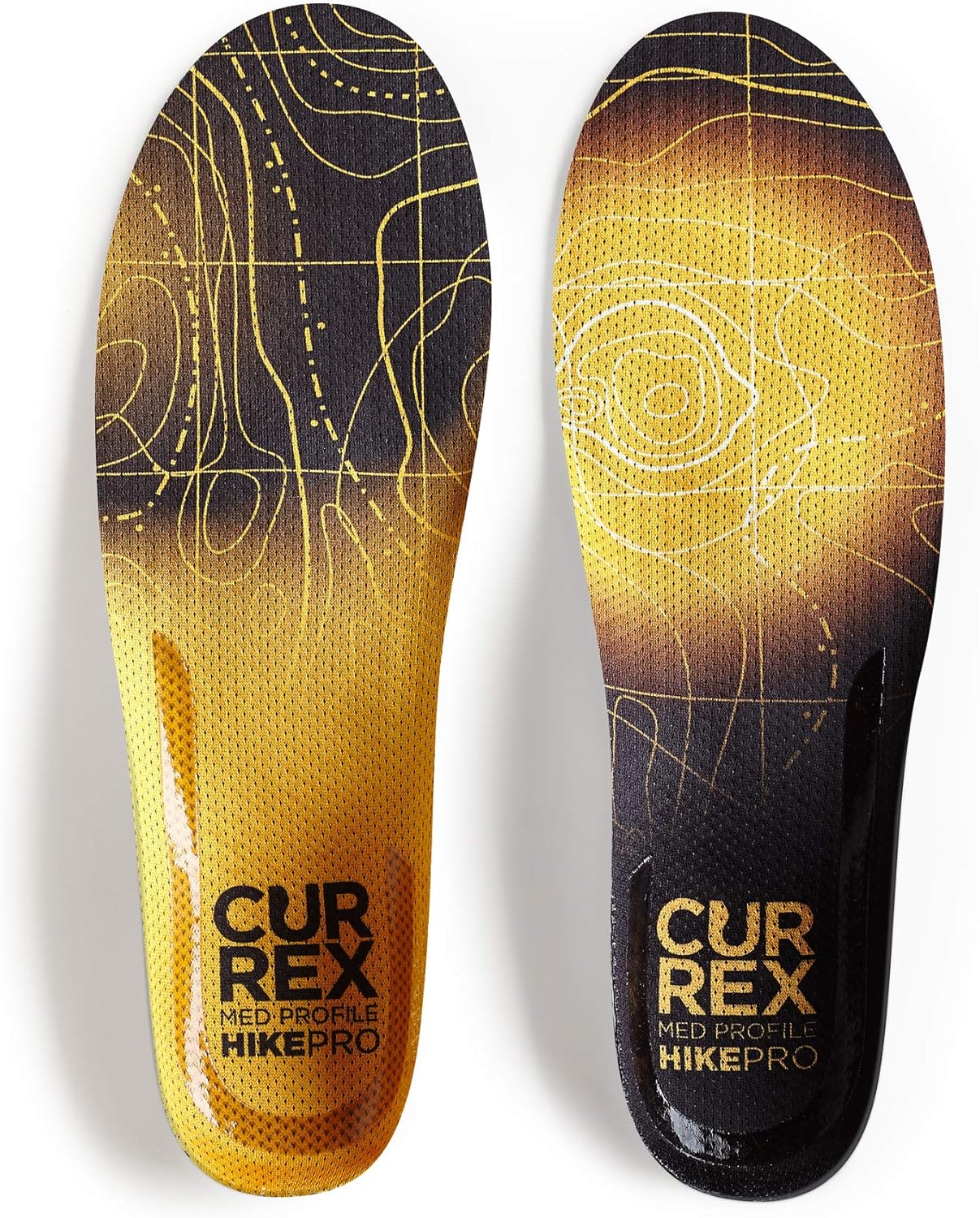 CURREX HikePro Insoles for Hiking Boots & Shoes – Shock Absorbing Inserts to Help Reduce Fatigue and Increase Performance – Anti-Slip Heel Surface forStability – for Men & Women – Medium Arch, Large - Image 2