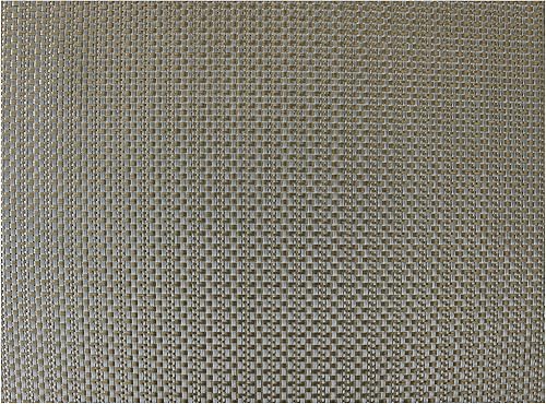 Miniatura 10 de Risch Manteles individuales tejidos de vinilo | Elegante mantel individual rectangular de tejido de plástico | Comedor en interior o exterior |