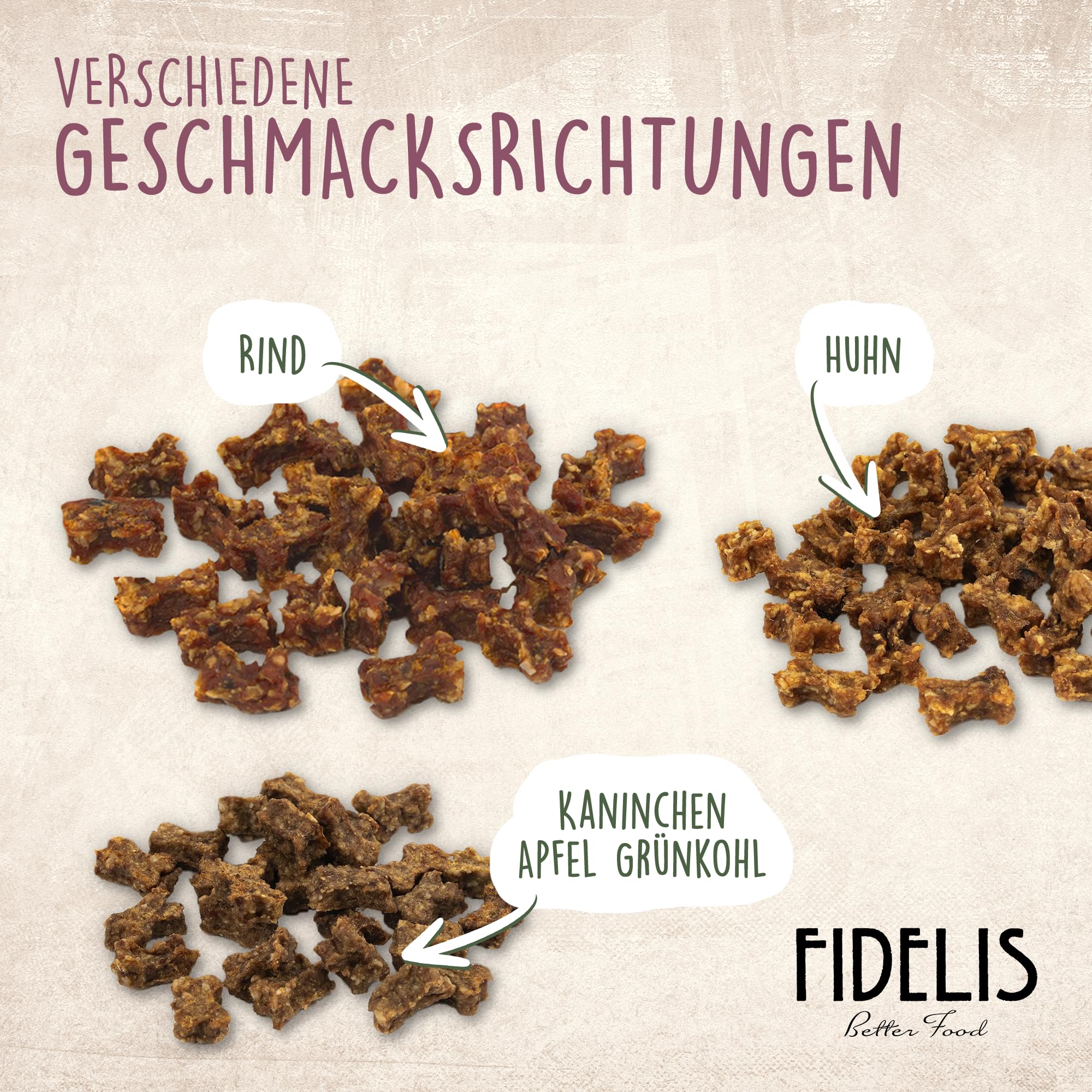 Chevillères d'entraînement de bœuf (seau de 1 kg)