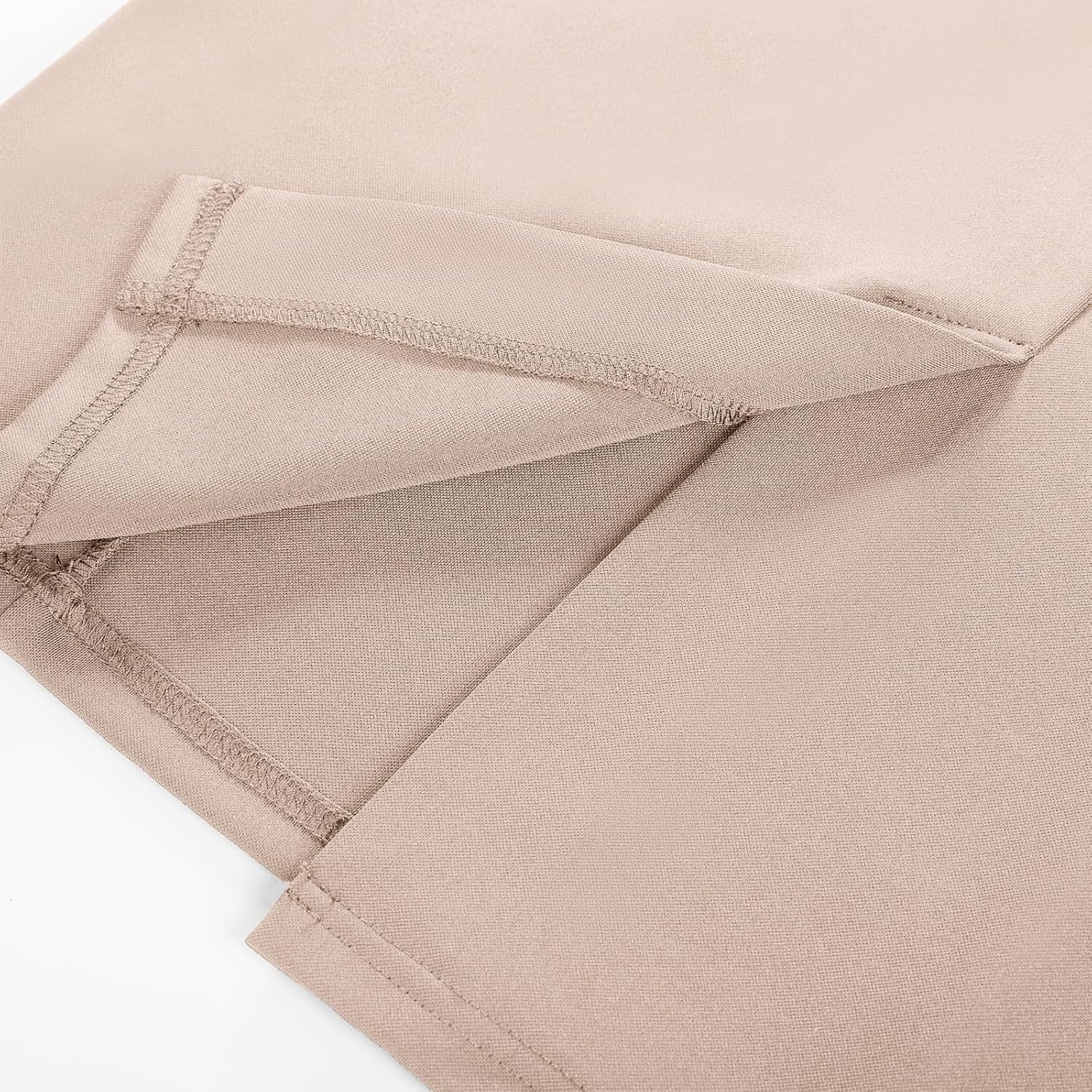 Kate Kasin Womens Knee Length Elastic Waist Stretchy Bodycon Plaid Business Pencil Skirt - Image 4