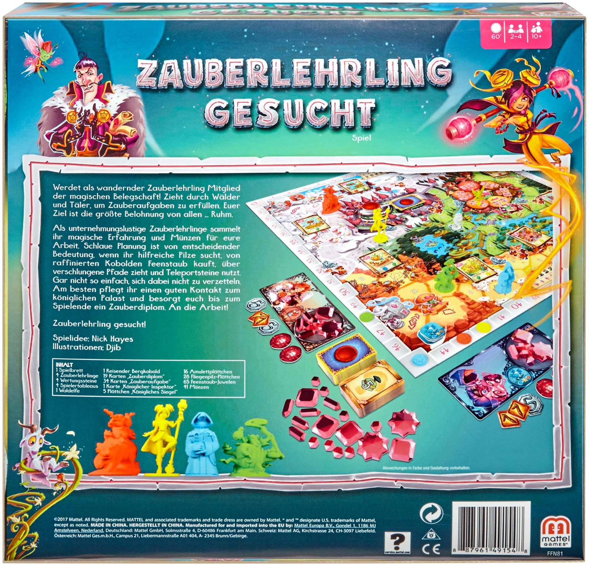 Mattel Spiele FFN81 - Zauberlehring gesucht Spiel: Amazon.de Mattel Spiele FFN81 - Zauberlehring gesucht Spiel: Amazon.de