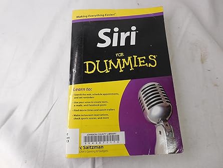 Siri For Dummies book cover