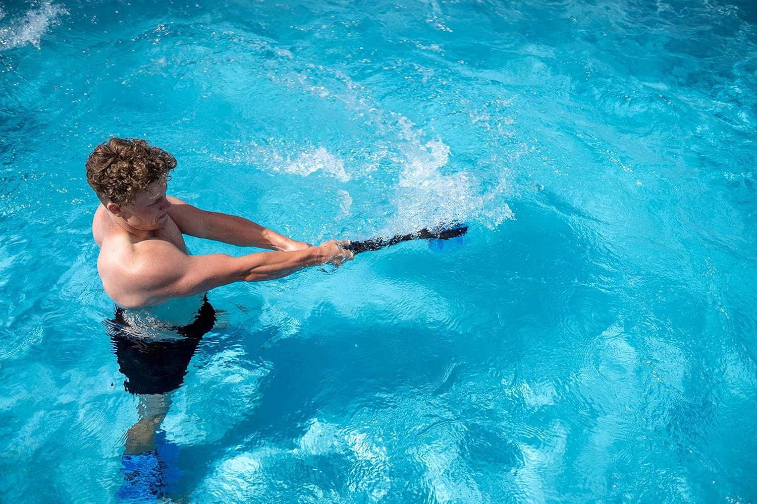 Hydrorevolution Pool Swing Trainer | Functional Aquatic Tool for Increasing Swing Power and Speed | Core Development Trainer | Increase Forearm Strength | Ideal for Golf & Baseball Power Development