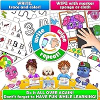 Vista 7 de Curious 2 Learn Montessori Busy Book para niños de 3 a 5 años – Carpeta de aprendizaje preescolar premontada con 28 actividades, bolsa de viaje y 8