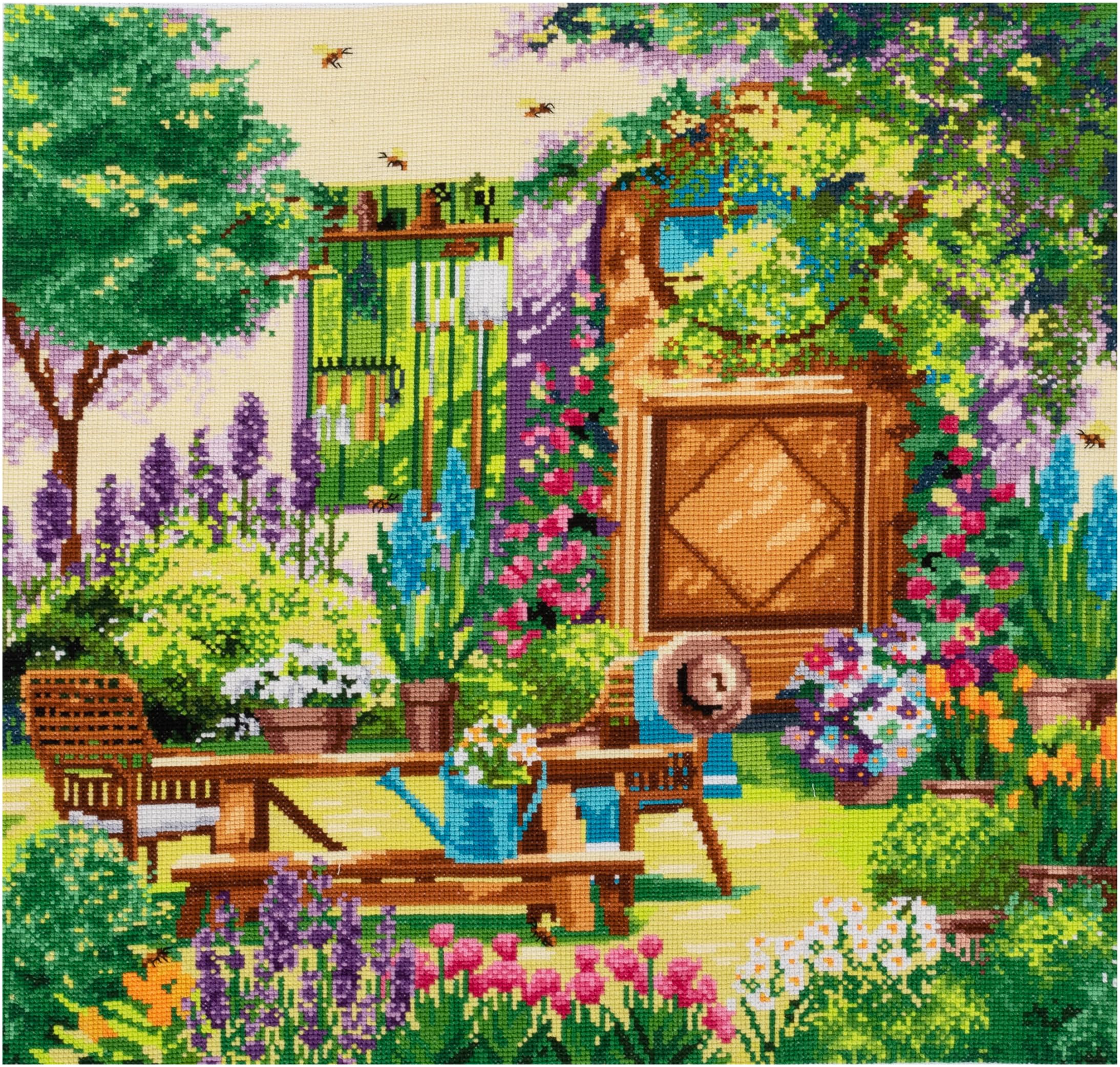 Trimits Large Cross Stitch Kits, Counted Embroidery Needlework for Adults Beginners Kids Christmas Gifts Wall Art - Image 2