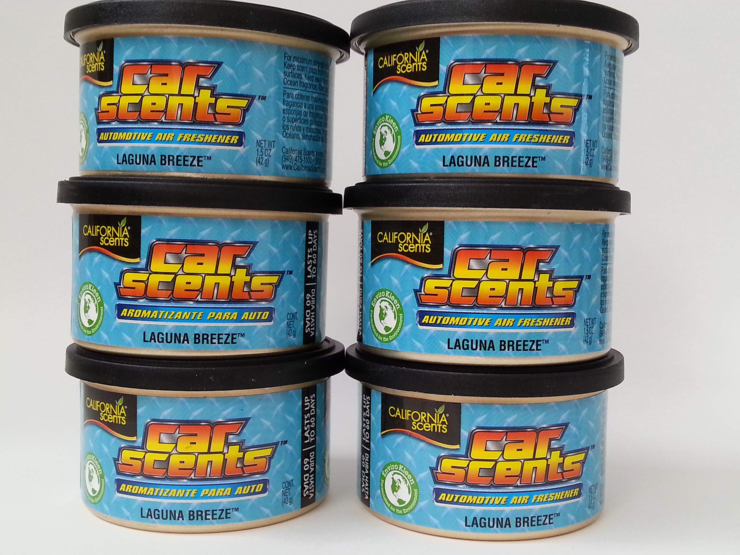 Car Scents California Laguna Breeze Lufterfrischer 6er Sparpack - Set