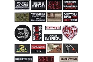 20 Tactical Morale Embroidery Patches: Enhance Your Gear with Style and Spirit