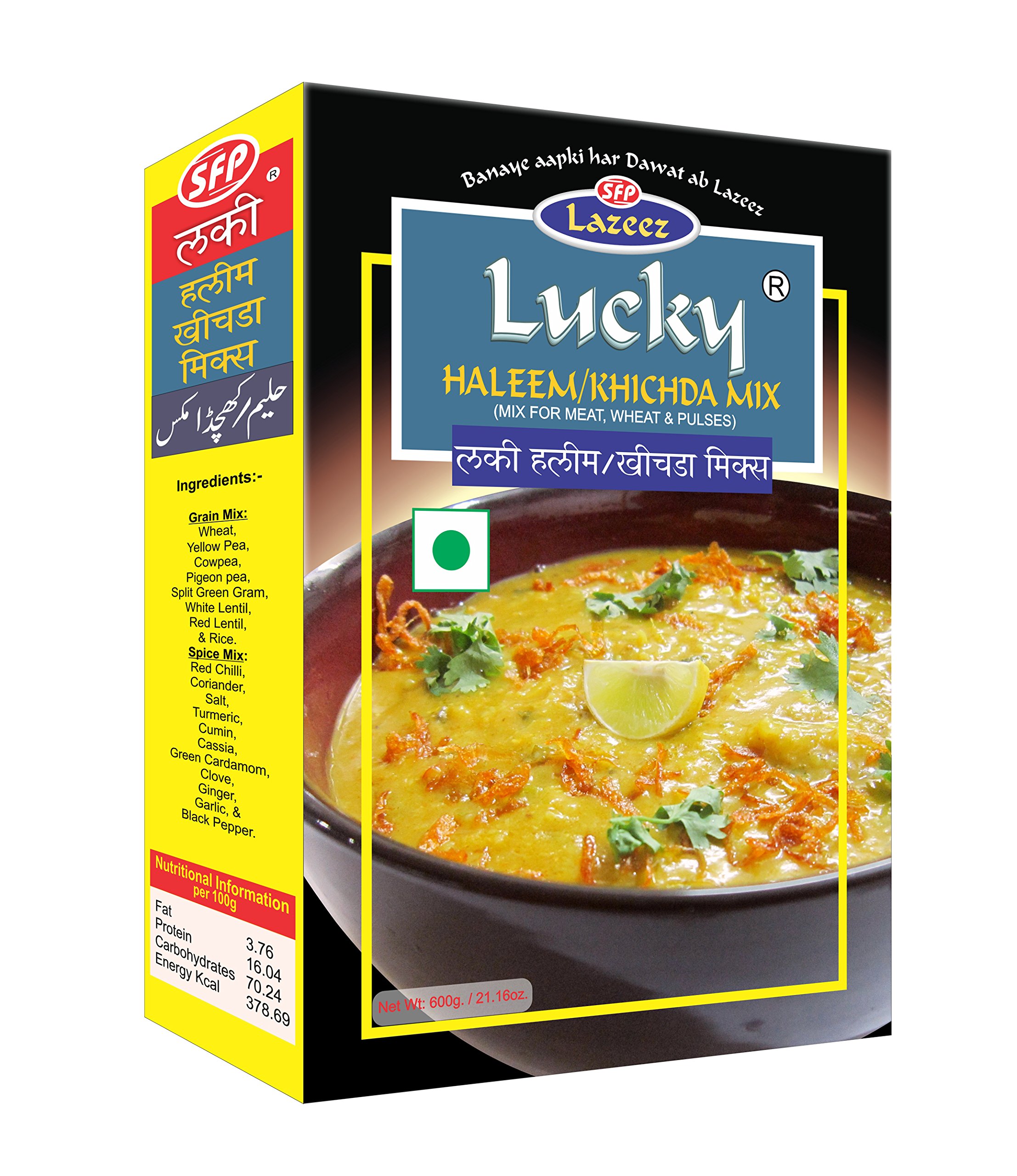 Lucky Haleem/Khichada Masala (Cereals & Pulses Included) 600g. (B01FUG8DYS) Amazon Price History, Amazon Price Tracker