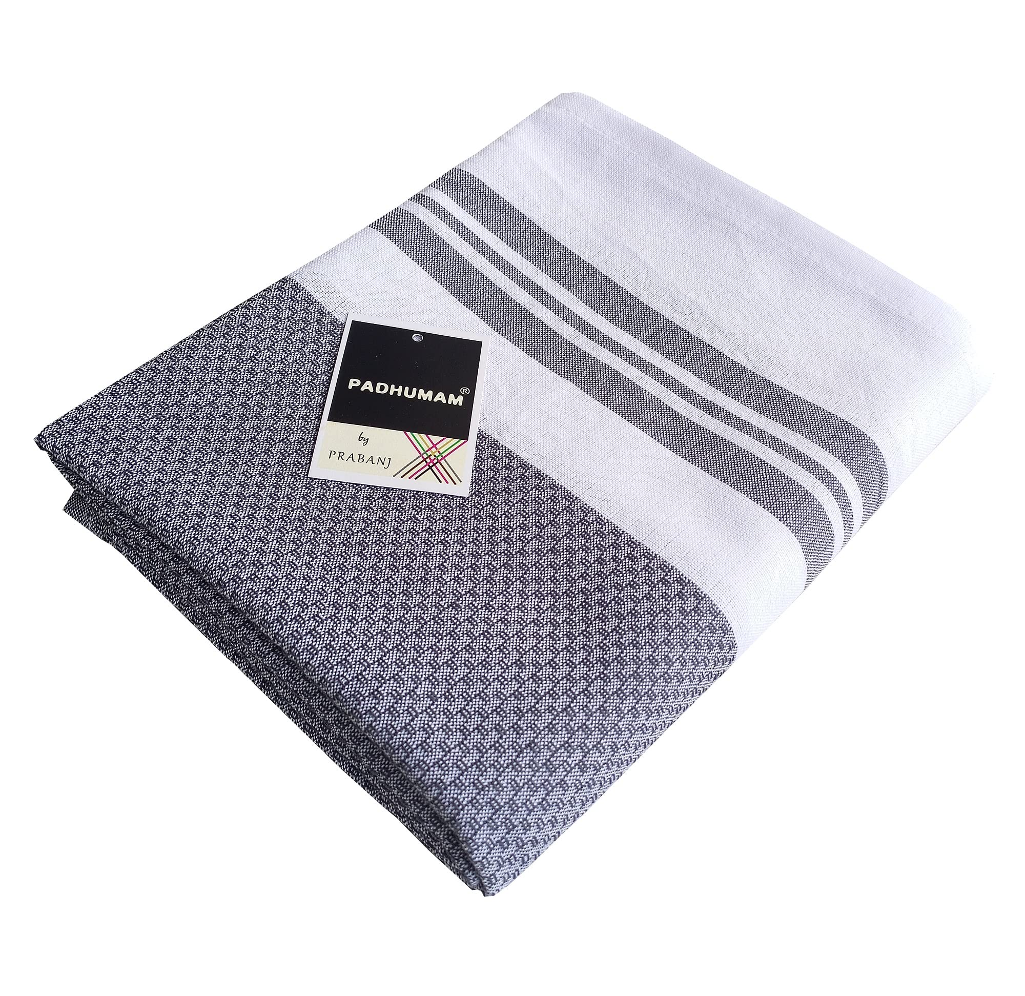 PADHUMAM Bath Towel Cotton Large Size Towels for Men and Women - Pack of 1 (Grey)