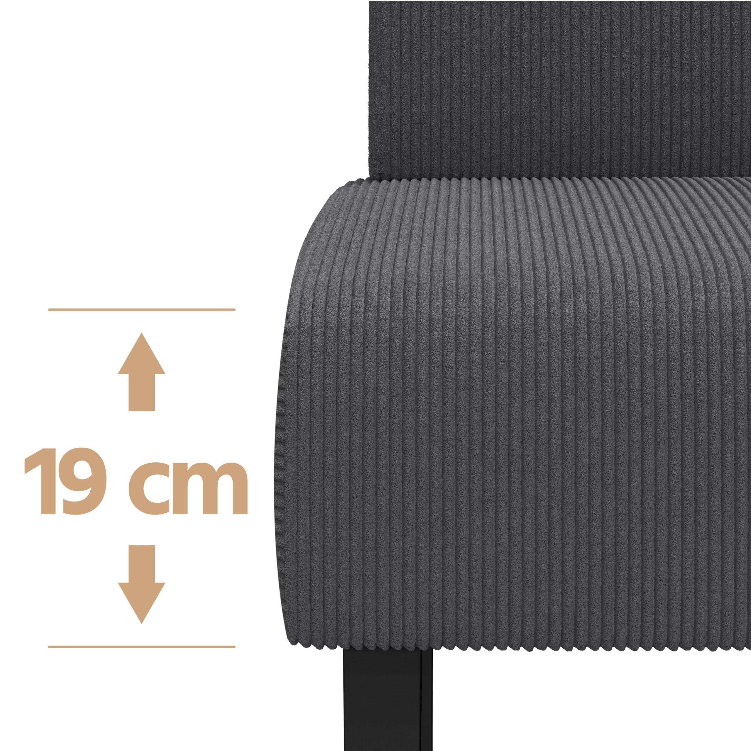 Yaheetech Sofá Relax de 2 Plazas Tapizado en Tela para Sala de Estar Gris | Sofá para Espacios Pequeños, Sofá de Tela, Dos Plazas, Sillón, Capacidad Máxima de Carga 136 KG, Ideal para Salón Dormitorio