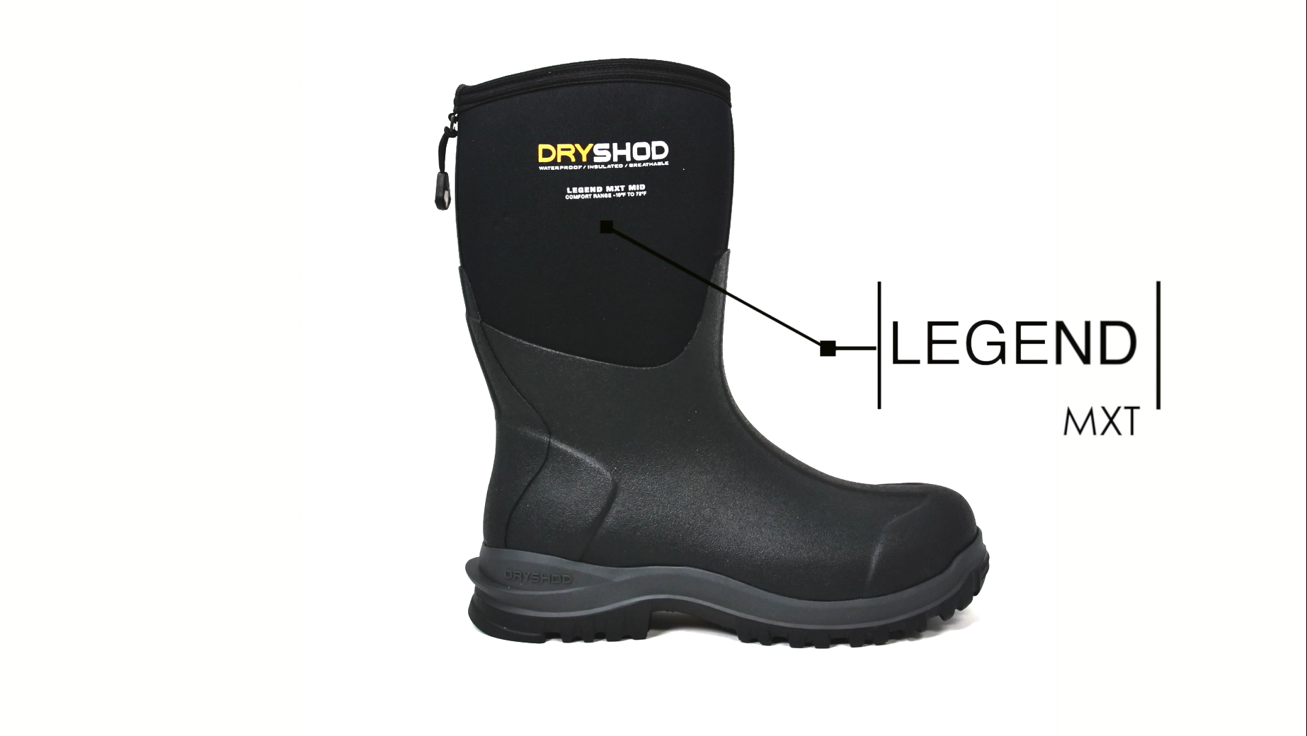 dry♡ Amazon.com: Dryshod Womens Legend MXT Hi Rubber Boots Black Size 6