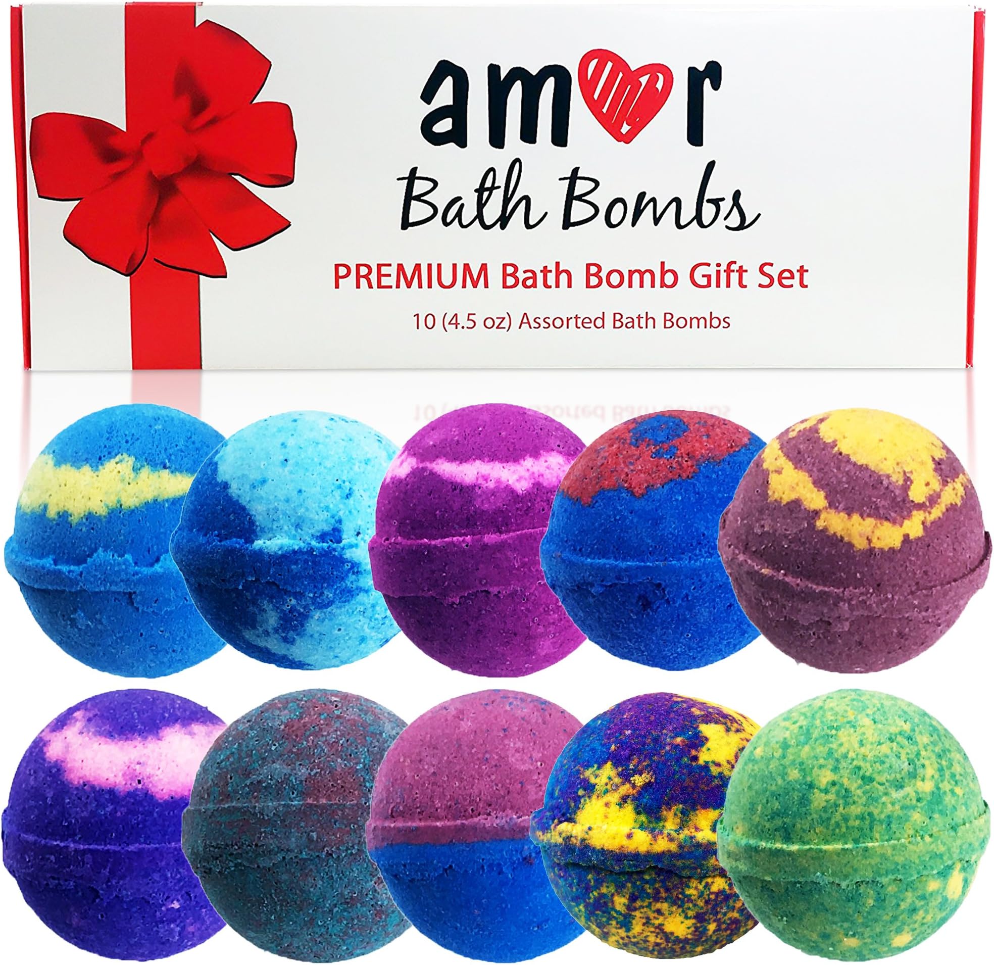Lotion Fast Bath Bombs (10 Pack Gift Box)