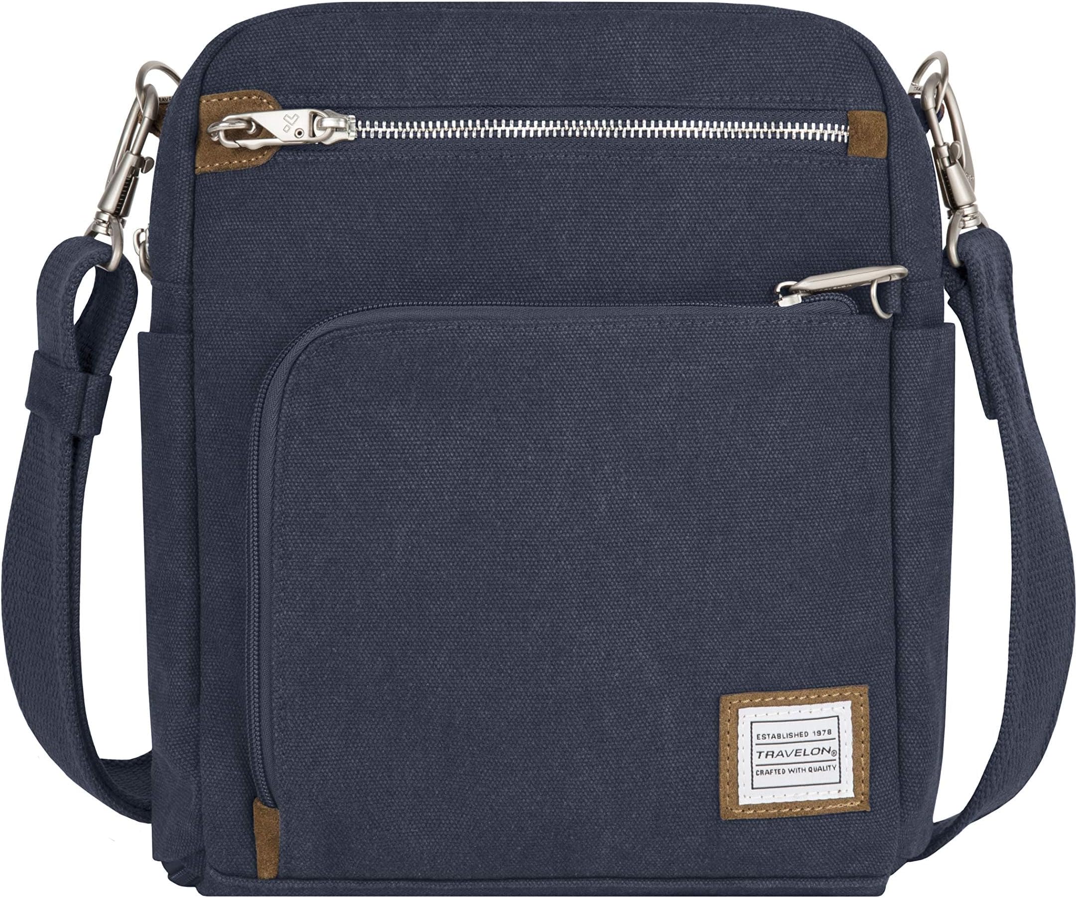 Anti-Theft Heritage Tour Bag, Indigo, One Size