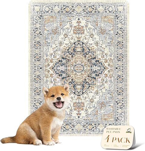 Miniatura 161 de nunubaby Almohadillas lavables para orina de perros, elegante, antideslizante, a prueba de fugas, reutilizable, ultraabsorbente, para jaulas y