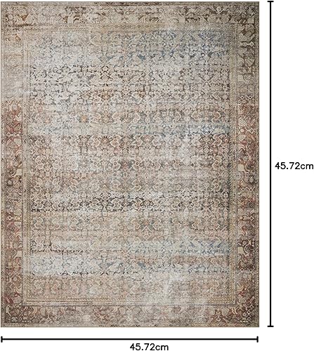 Miniatura 161 de Loloi Amber Lewis x Loloi Georgie Collection GER-07 Alfombra para pasillo de 2 pies 6 pulgadas x 7 pies 6 pulgadas, 3/16 de pulgada de grosor, Musgo