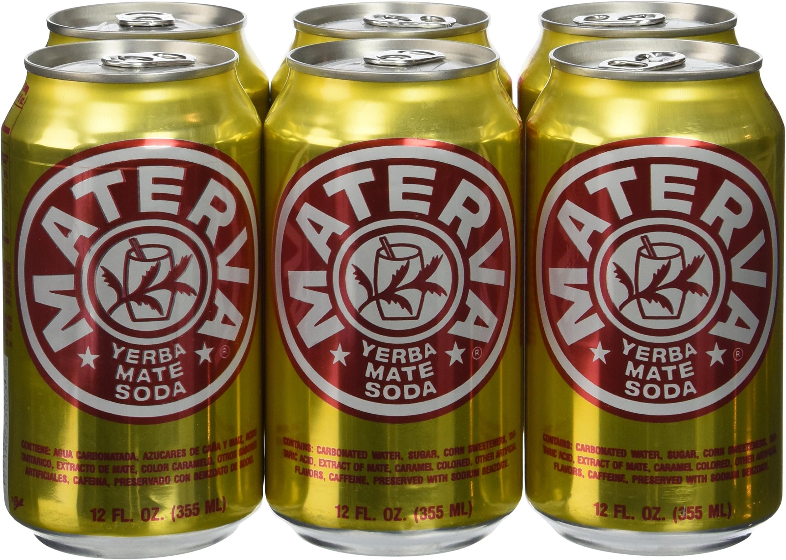 Materva Soda, 6/12 Ounce.