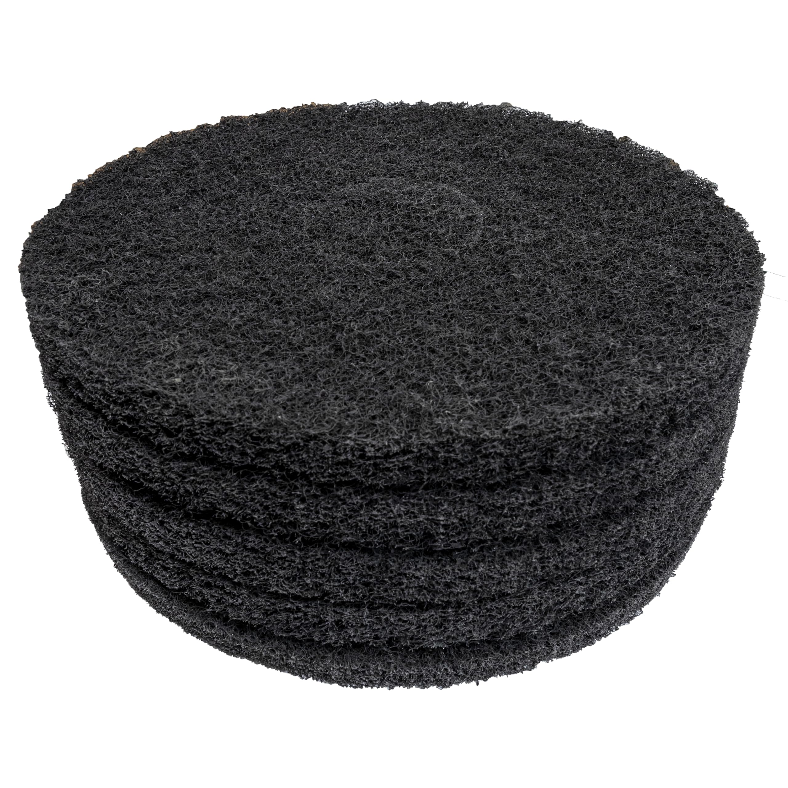 Premium Black Stripping Pads - 13-Inch - Pack of 5, Heavy-Duty Floor Stripper, Compatible with 26 Inch Floor Scrubber Machines
