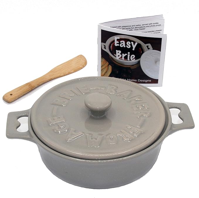 Christina Home Designs Gray Brie Baker, 3 Piece Set