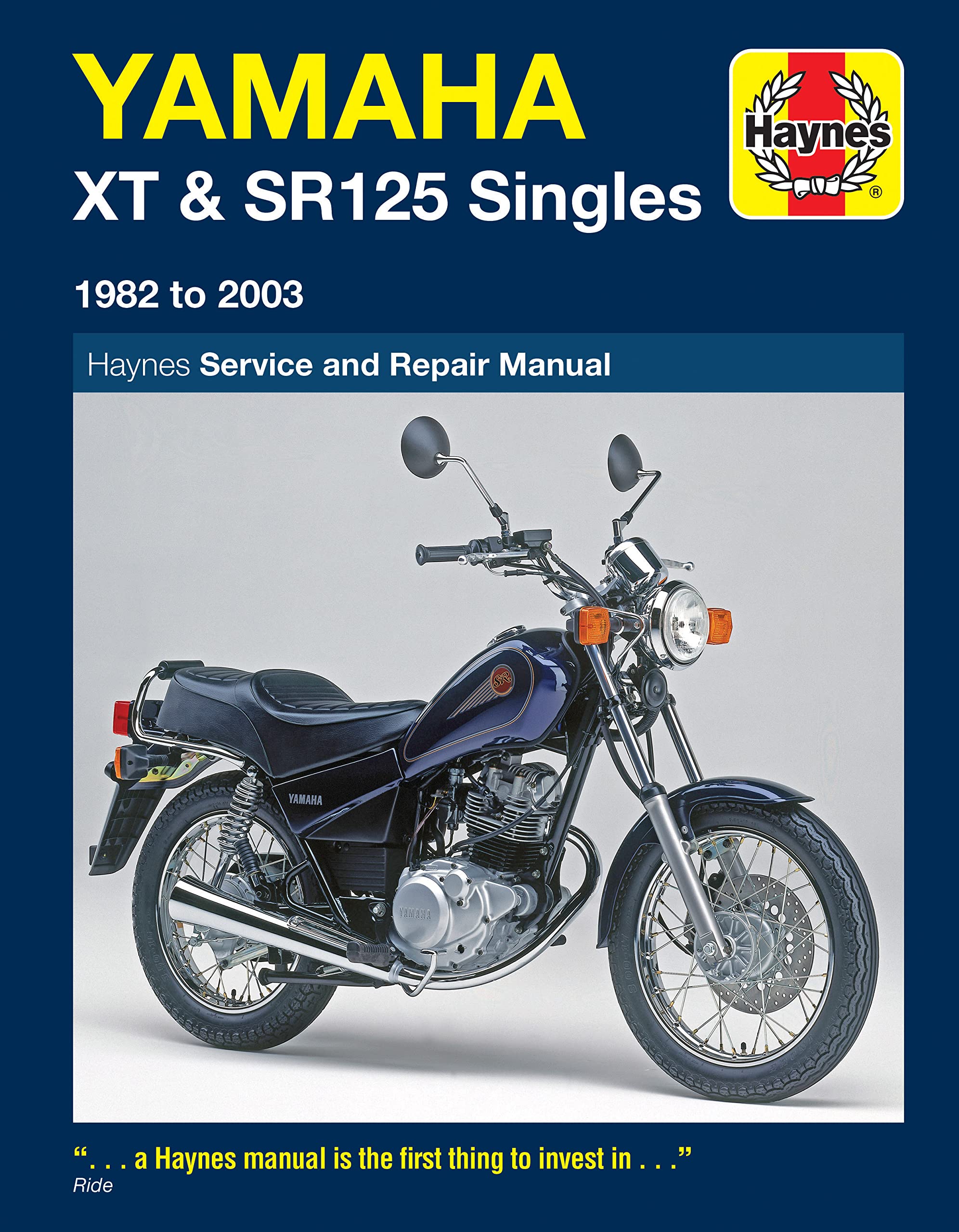 Amazon.com: Yamaha XT & SR125 (82 - 03) Haynes Repair Manual