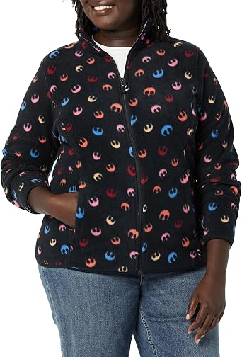 Amazon Essentials Women's Polar Fleece Full-Zip Mock Jackets