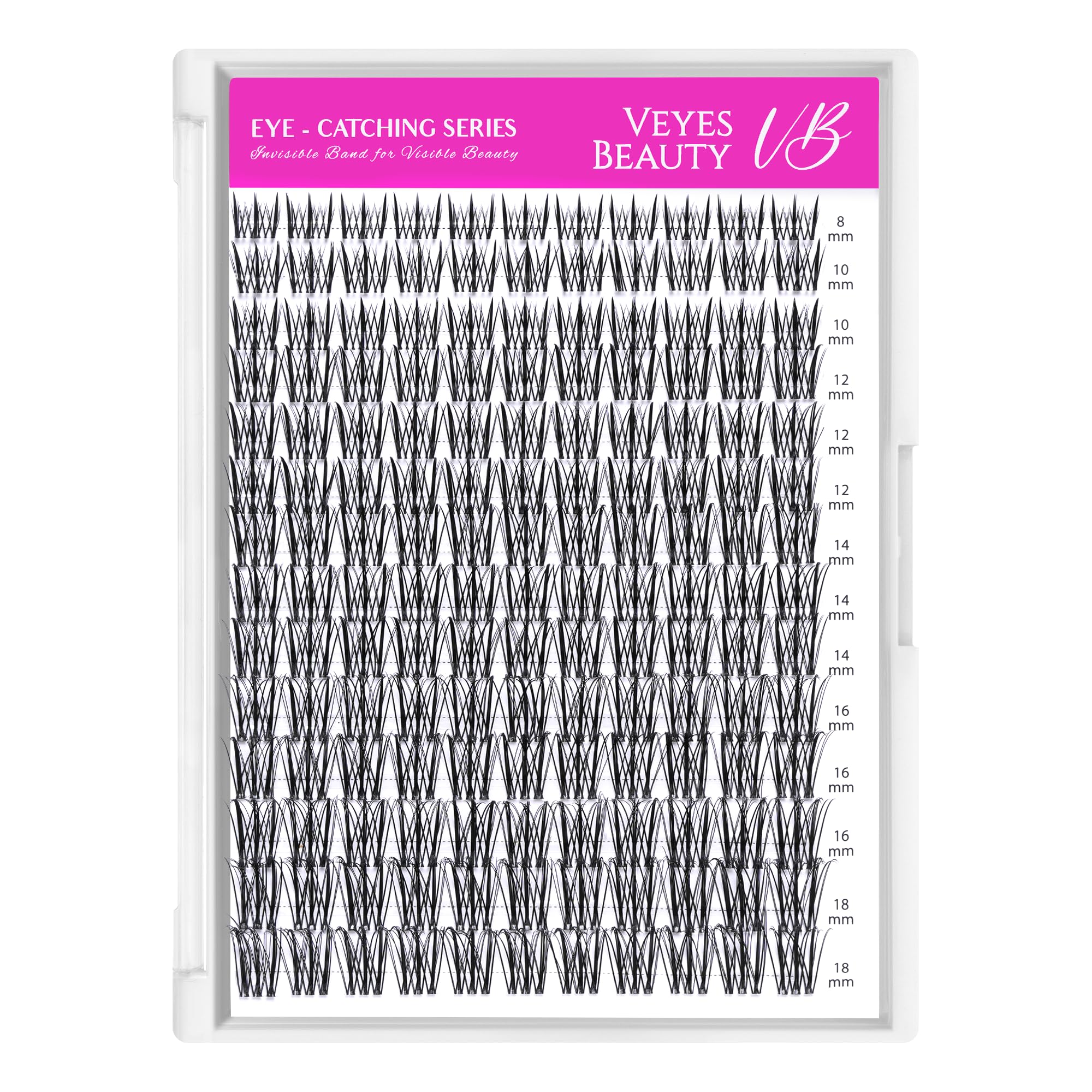 VEYESBEAUTY Eyelash Clusters - Lightweight DIY Lash Extensions
